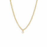 Necklace Diamond | 18k gold plated | Italian brass | Cubic zirconia