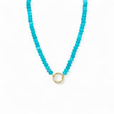 Pukka Necklace | 18k gold plated | Italian brass | Semi-precious stones