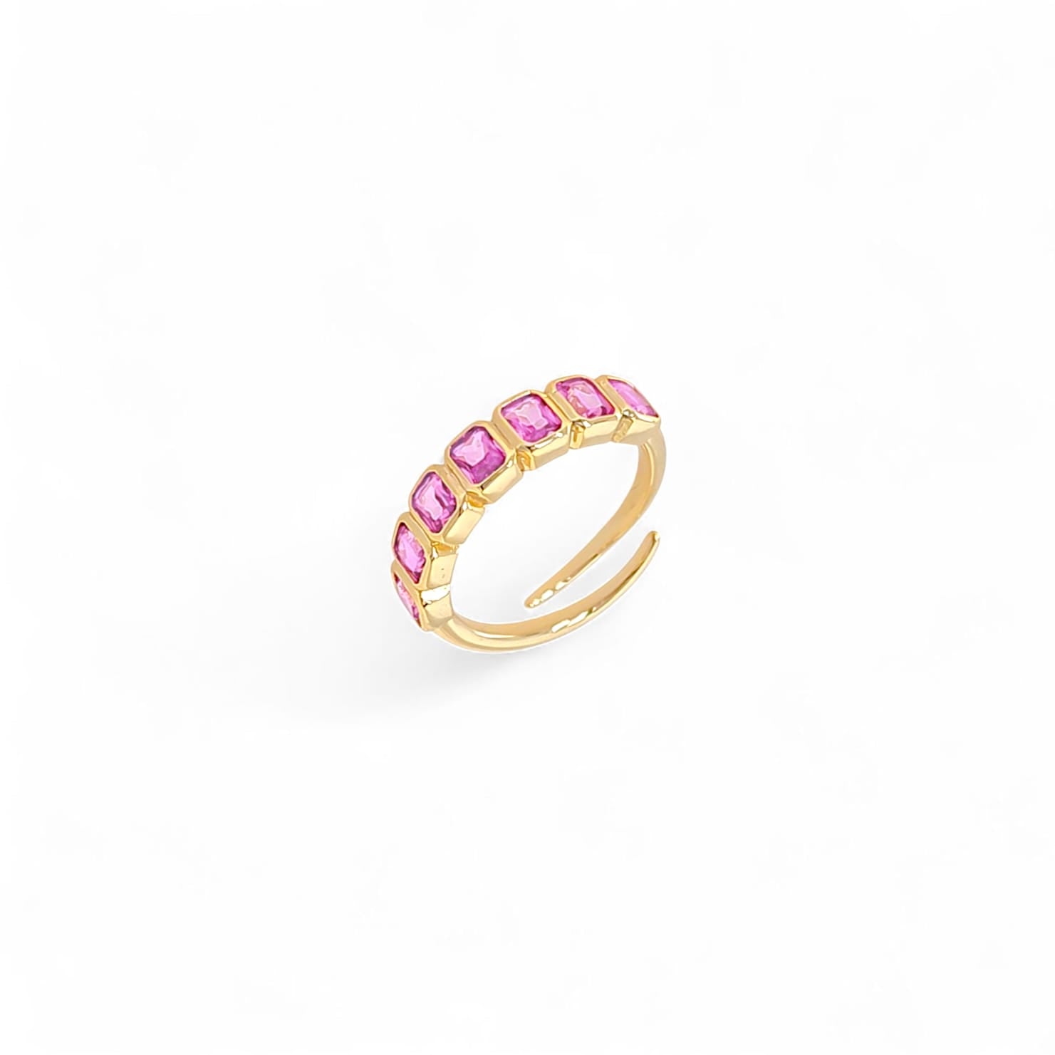 Brass Ring Trend | 18k gold plated | Italian Brass | Cubic zirconia