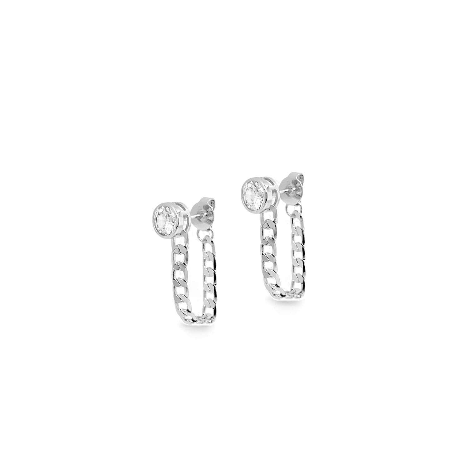 Earring Classic | 18k gold plated | Italian brass | Cubic zirconia