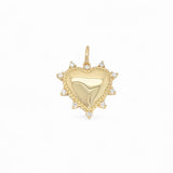 Charm Heartfly | 18k gold plated | Italian brass | Cubic zirconia