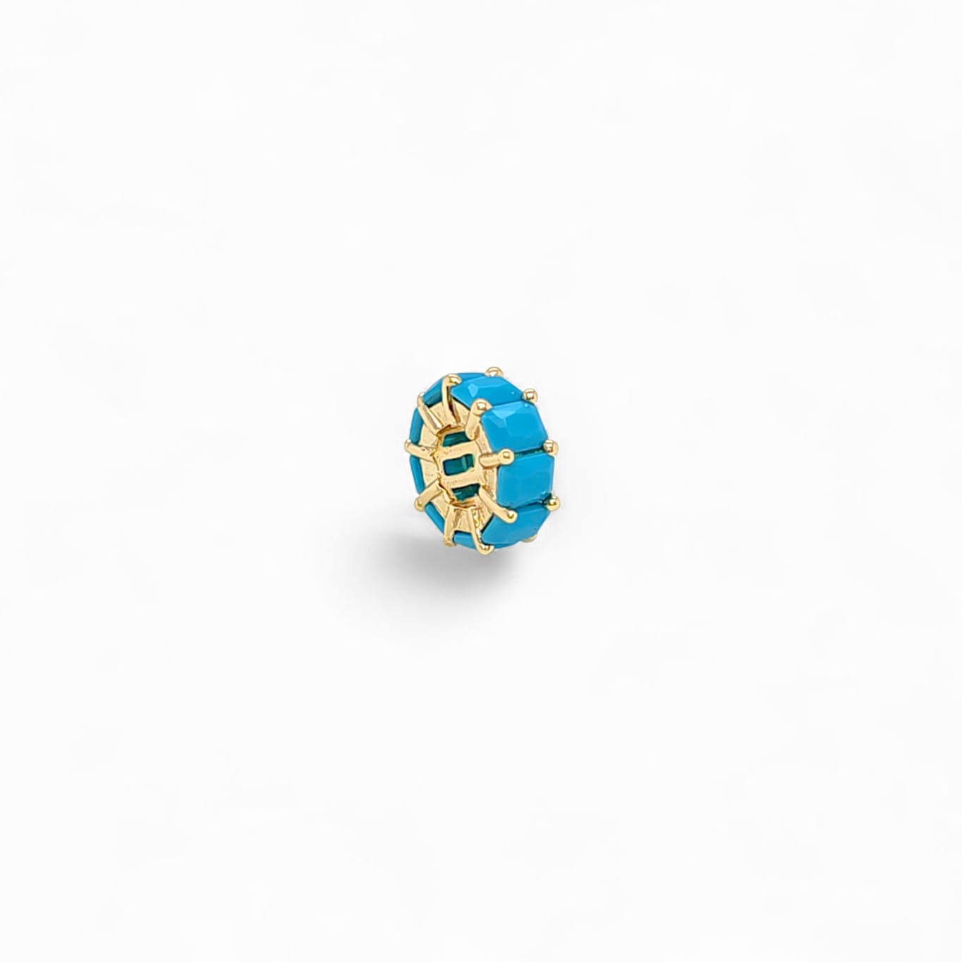 Charm Space Sky | 18k gold plated | Italian Brass | Cubic zirconia