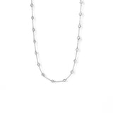 Necklace points 16'' | 18k gold plated | Italian brass | Cubic zirconia