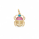 Charm Glamour | 18k gold plated | Italian brass | cubic zirconia's