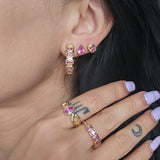 Ring Monaco | 18k gold plated | Italian brass | cubic zirconia