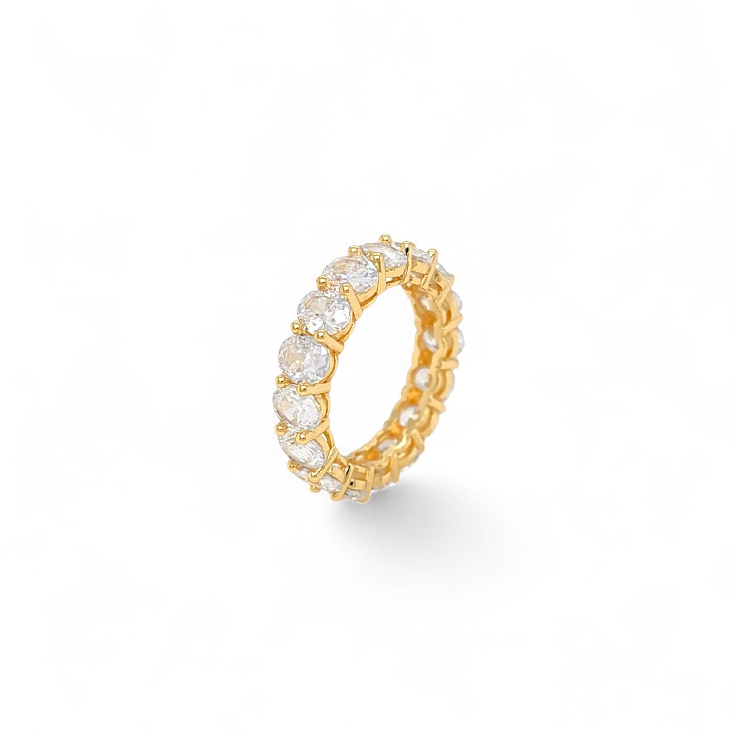 Ring Monaco | 18k gold plated | Italian brass | cubic zirconia