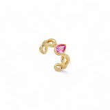 Ring Monaco | 18k gold plated | Italian brass | cubic zirconia