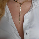 Lariat Serpenti | 18k gold plated | Italian brass