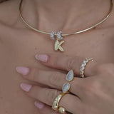 Charm Initial | 18k gold plated | Italian Brass