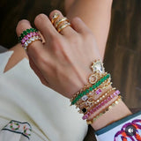 Bracelet Monaco | 18K Gold plated | Italian brass