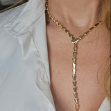 Lariat Serpenti | 18k gold plated | Italian brass